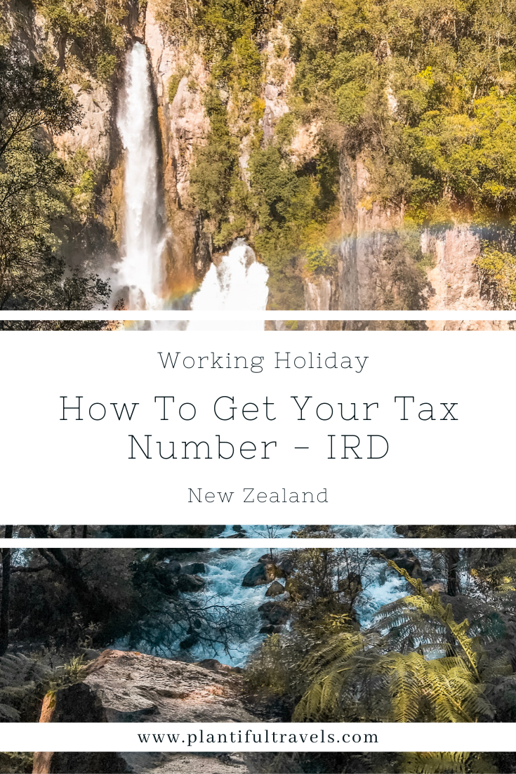 Tax Number IRD Working Holiday New Zealand Pinterest