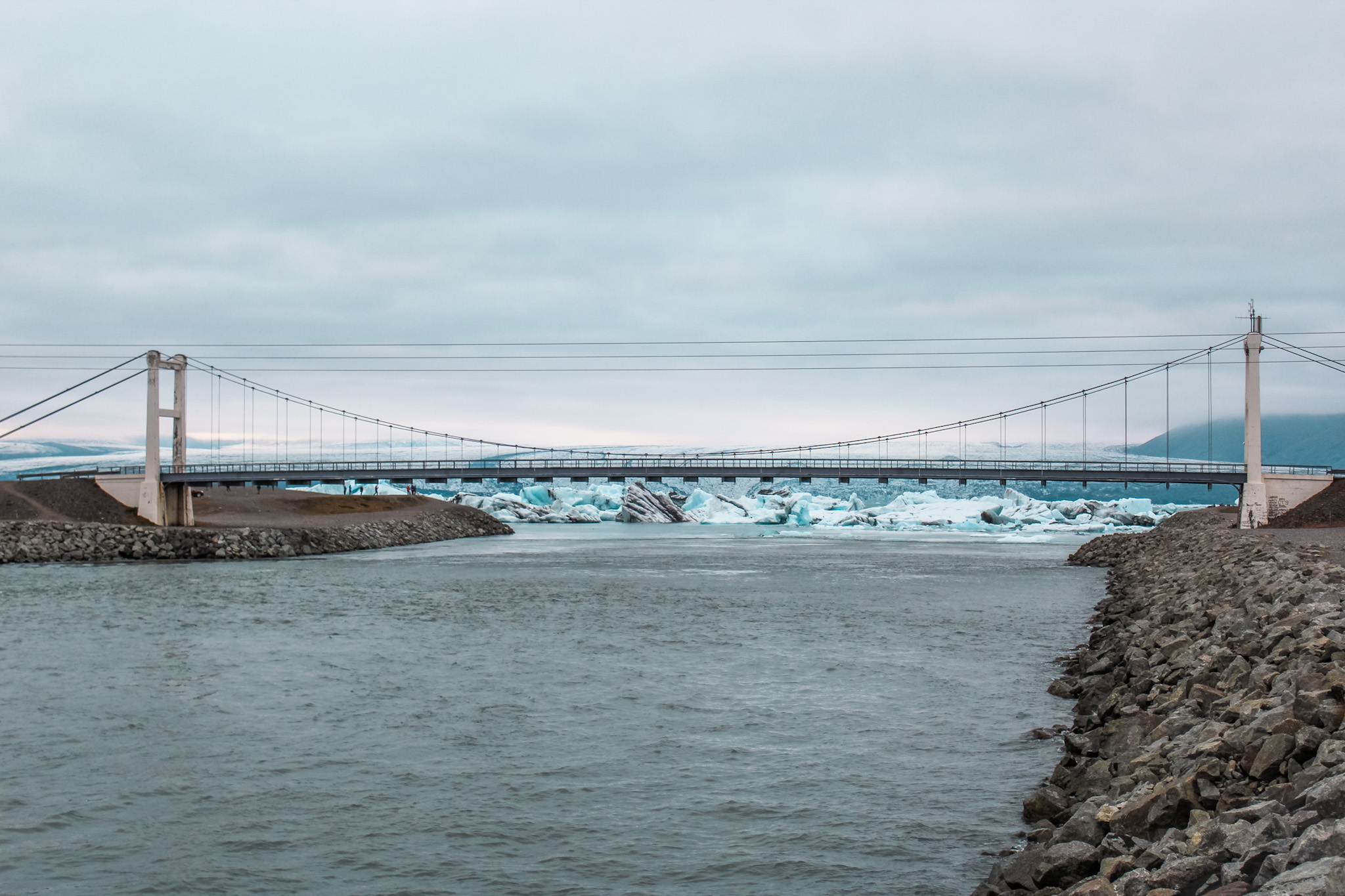 Jökulsarlonan Iceland Glacier Lagoon Bridge