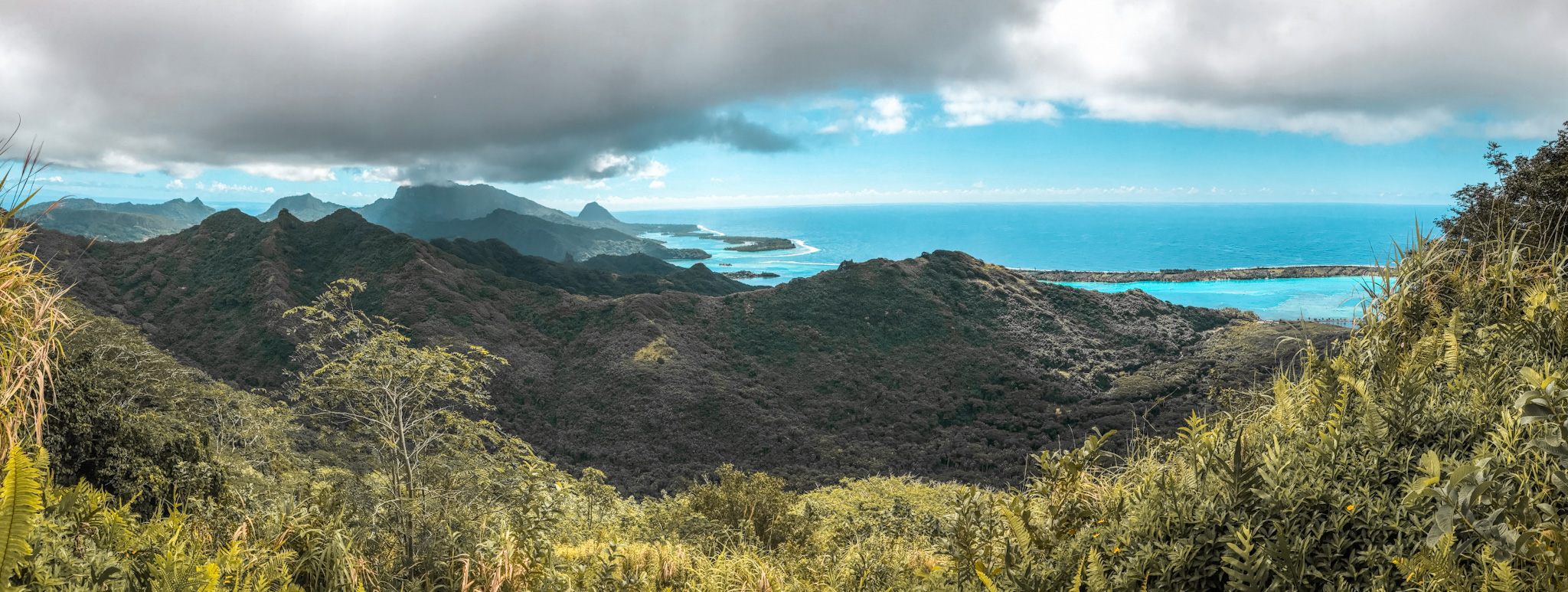 Huahine View Lookout Hiking Trek French Polynesia