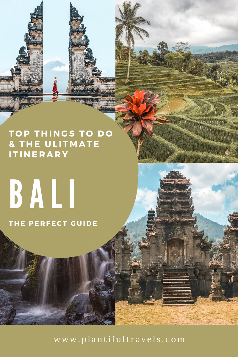 Bali Pinterest Top Tips and Things to do - perfect guide itinerary