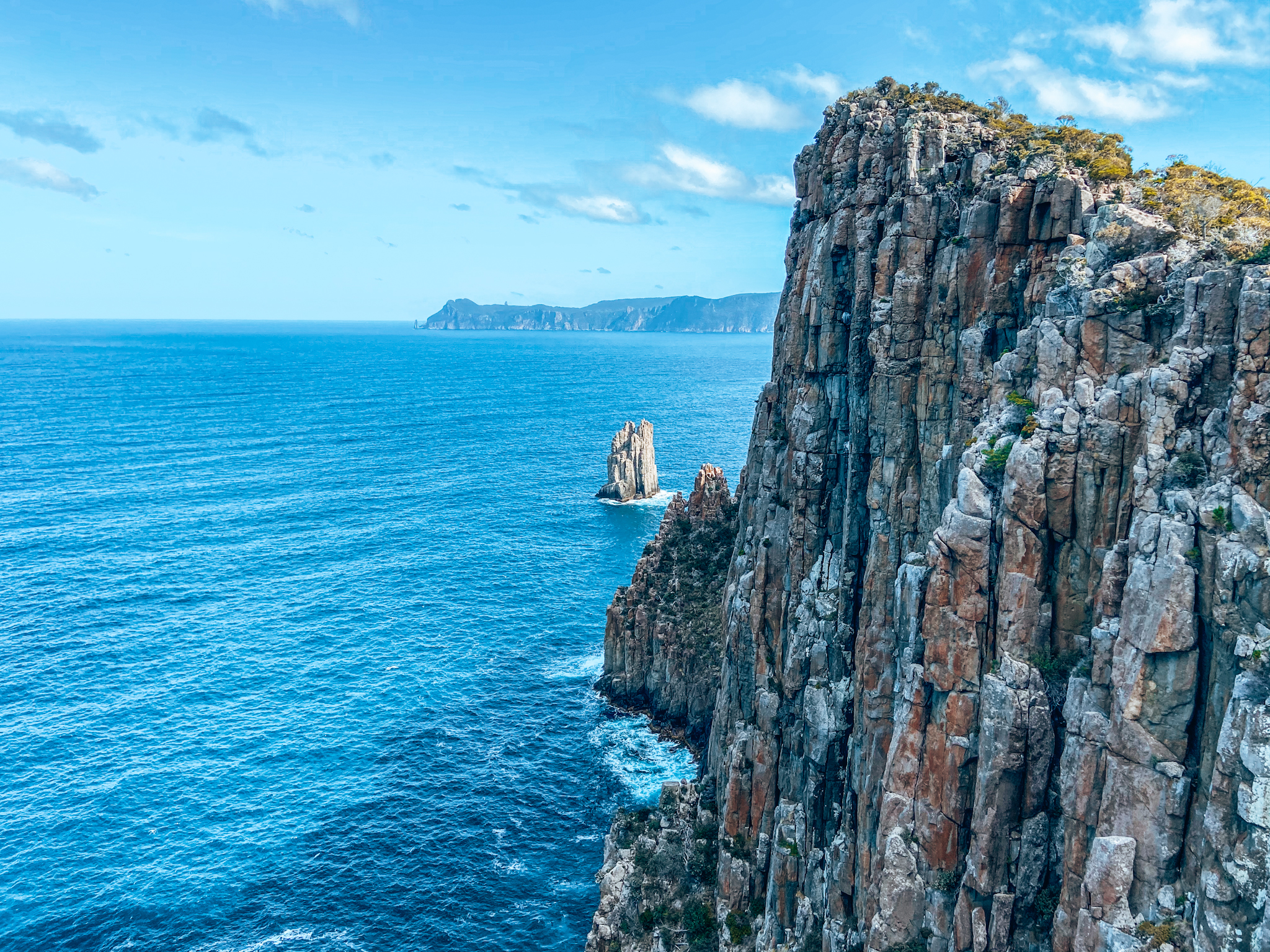 Cape Raoul Cliffs Ocean Blue Sky 
