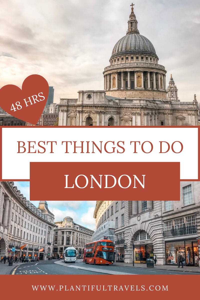Looking for the best things to do in London, England and you only have a limited amount of time? This London 2-day itinerary is just what you've been looking for. London is one of my favorite cities in Europe. There is literally something for everyone and every time you go back, you discover something new, it always has something to offer. A complete guide for spending 48 hours in the UK capital! #London #England #LDN  London Top Things To Do / London Guide / London Travel Tips / | Best Things to do in London / London City / London Travel Guide / England Travel 