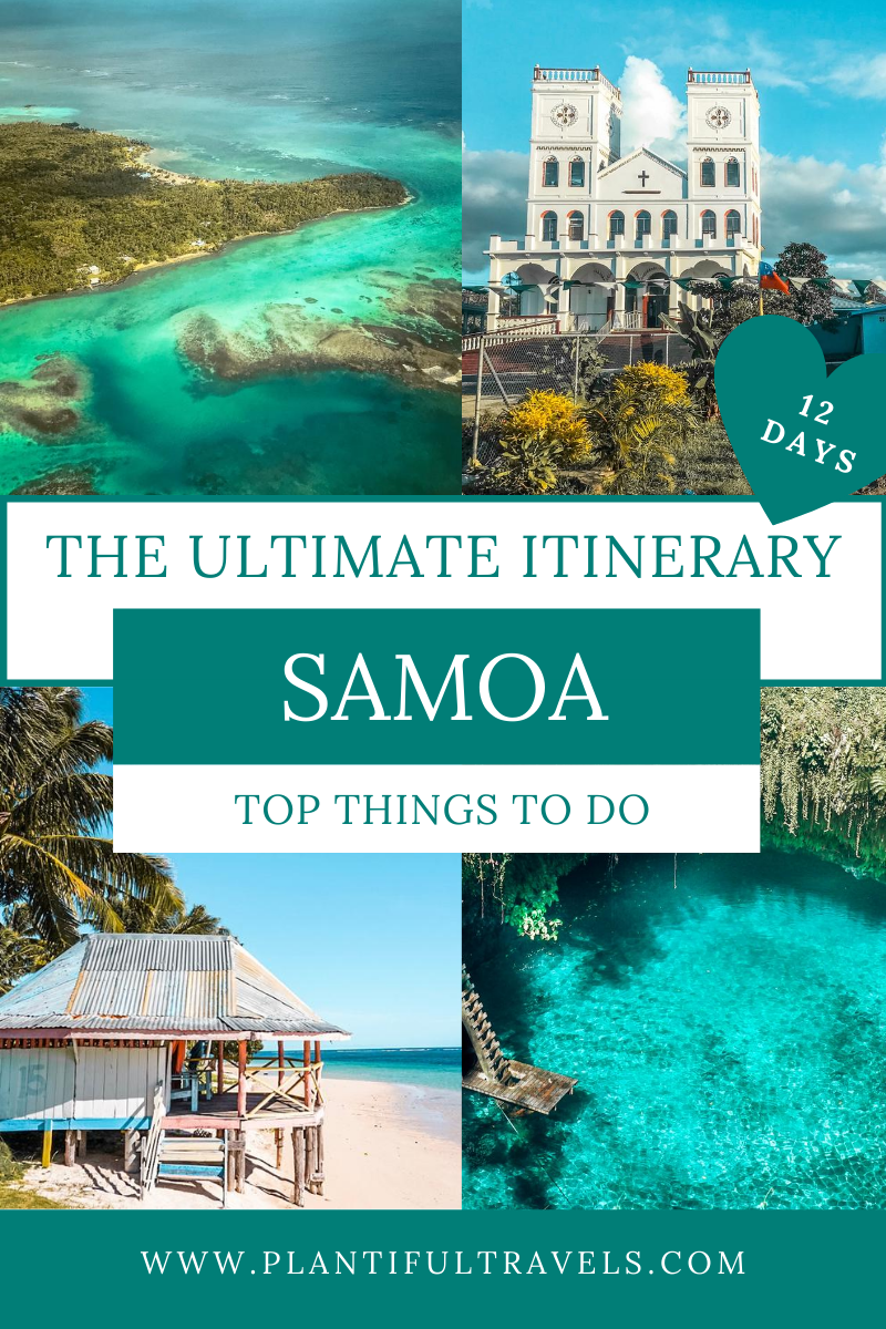 Are you looking to travel Samoa? This guide covers the best backpacking accommodation across Samoa. How to spend two weeks traveling around Samoa. The ultimate Itinerary and top things to do for your perfect holiday. An overview of my resorts and top things to do! #samoatravel #samoabudget #samoa